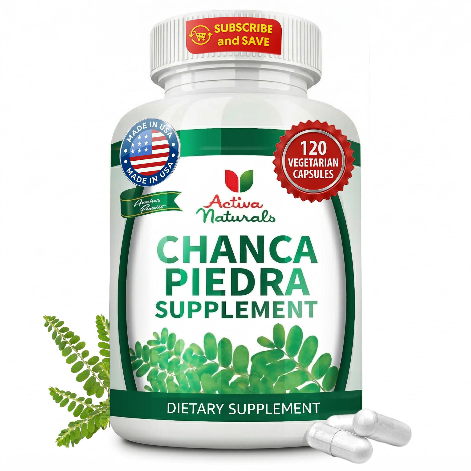 Activa Naturals Kidney & Gallbladder Support Capsules front view