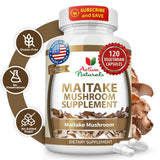 Activa Naturals Maitake Mushroom Capsules side view showing label
