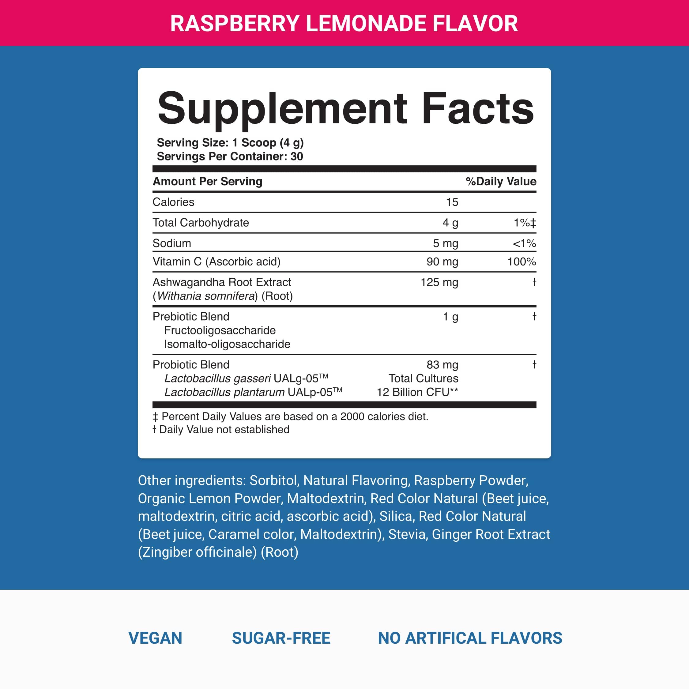 ACTIVATEDYOU Nighttime Complete 8oz Raspberry Lemonade packaging