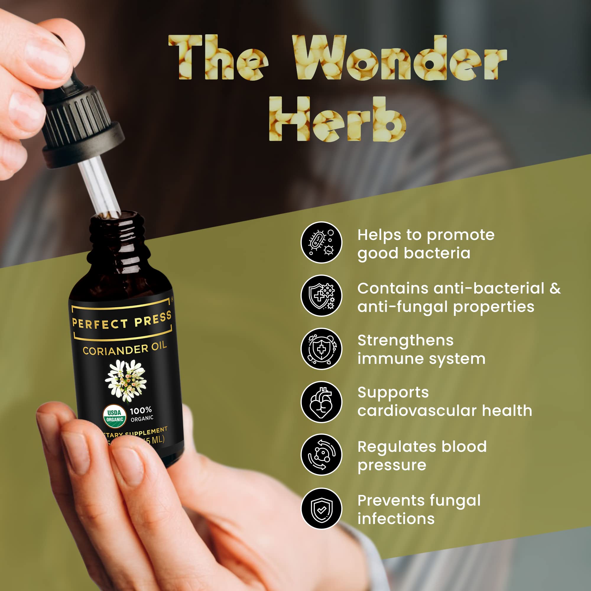 ACTIVATION Coriander Seed Oil 82g with coriander seeds