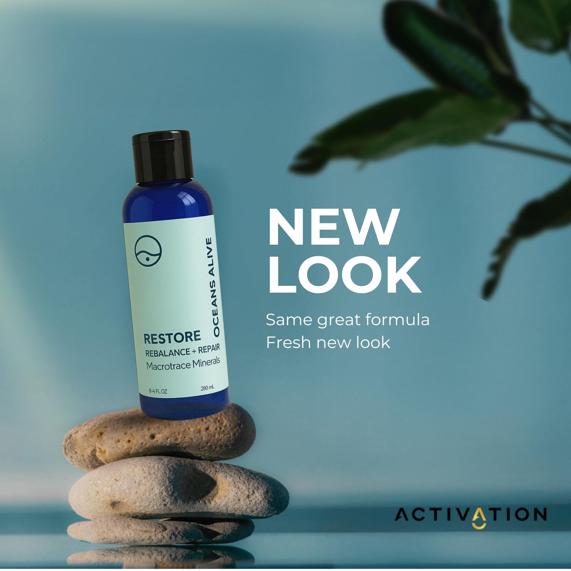 ACTIVATION Ionic Trace Minerals bottle with dropper