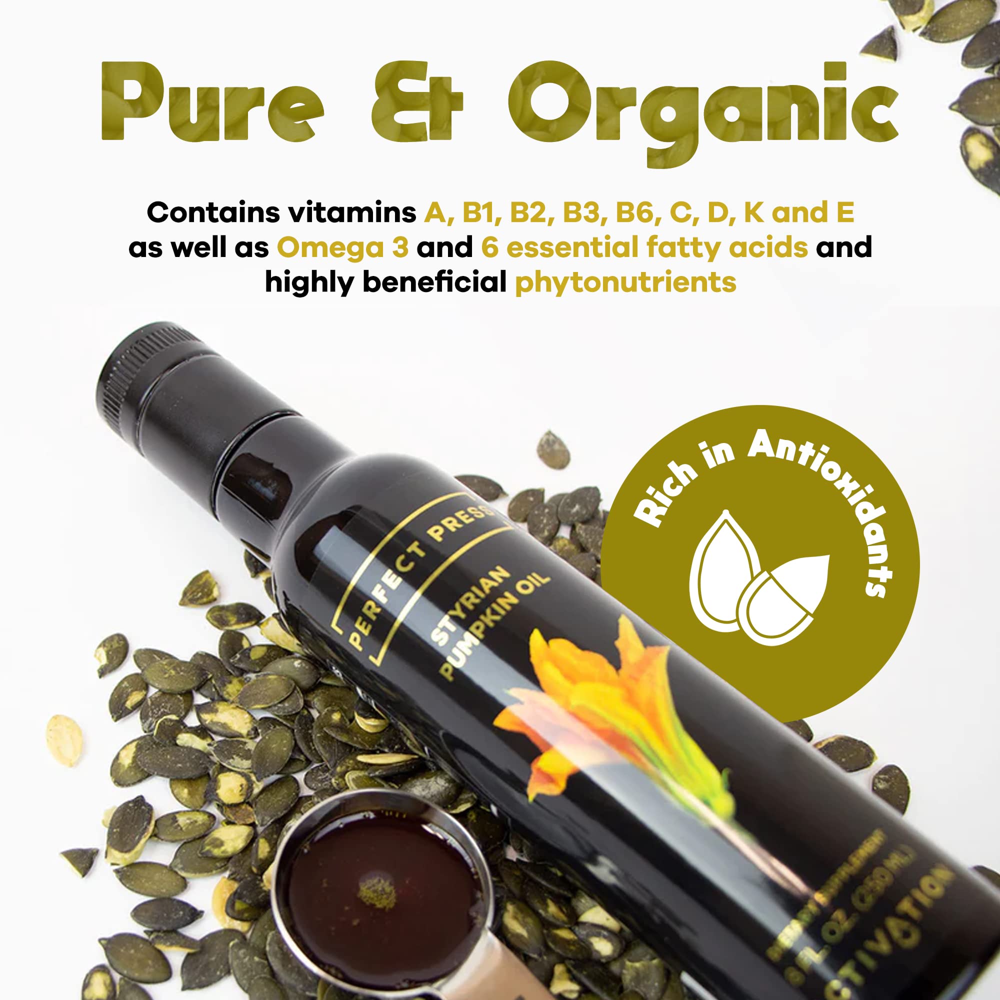ACTIVATION Pumpkin Seed Oil 4600mg packaging details