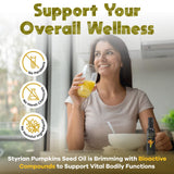 ACTIVATION Pumpkin Seed Oil 4600mg with measuring spoon