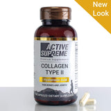 Active Collagen Type 2 Capsules back view with nutritional information