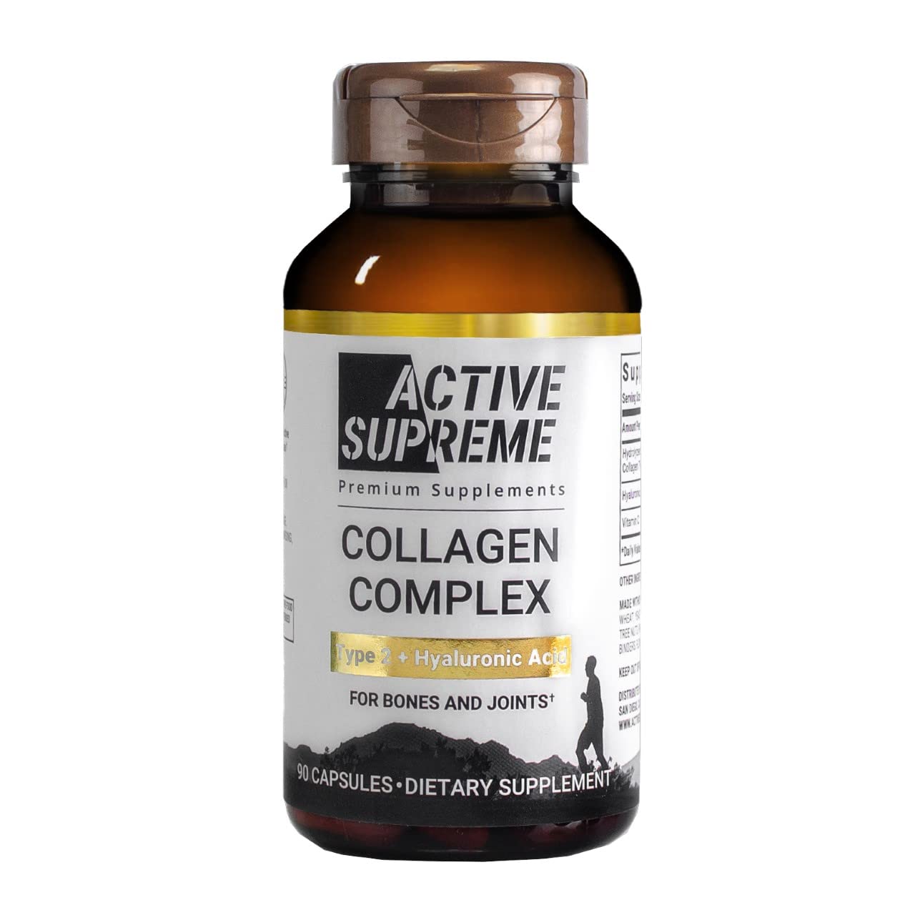 Active Collagen Type 2 Capsules front view with packaging