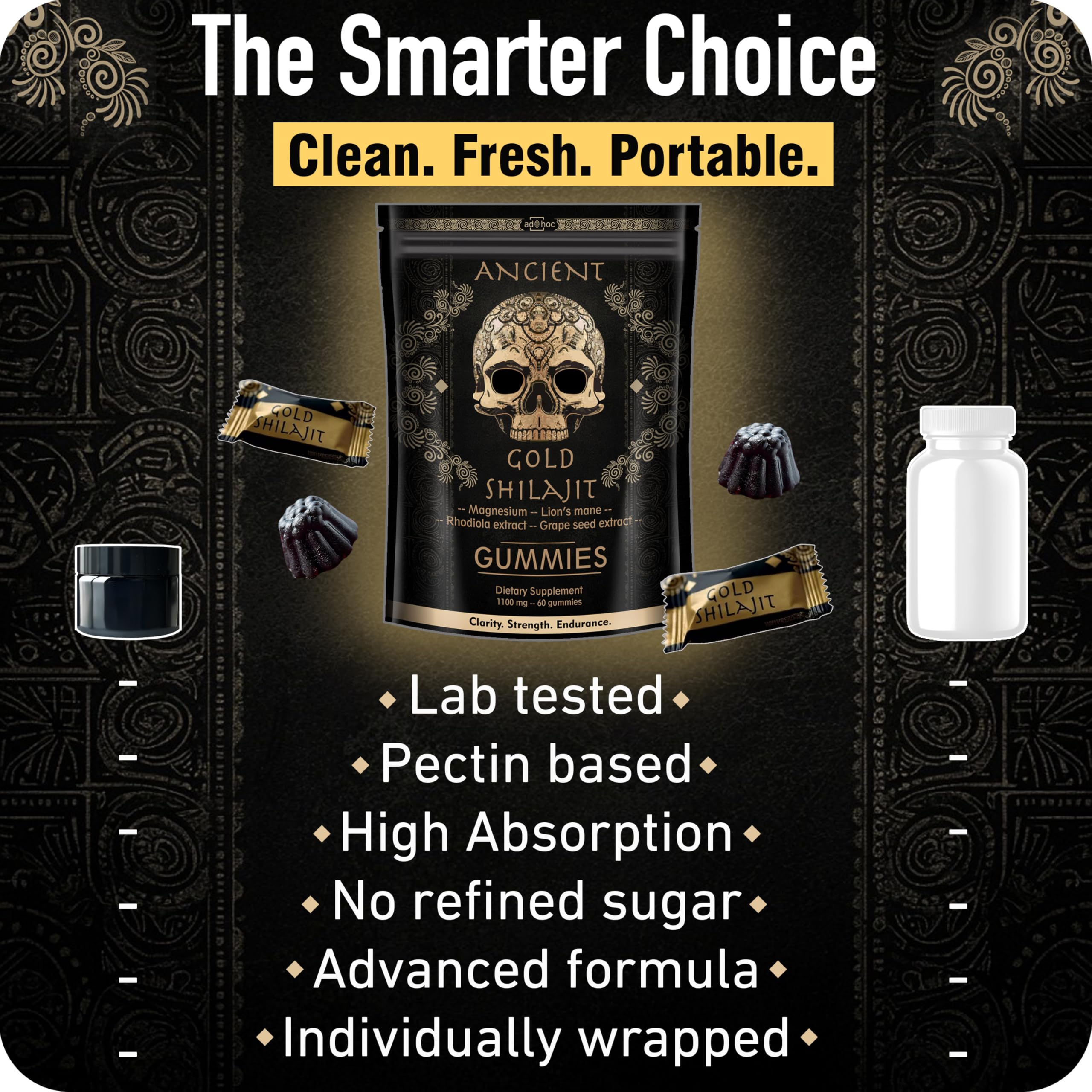 ad hoc Himalayan Shilajit Gummies ingredients list