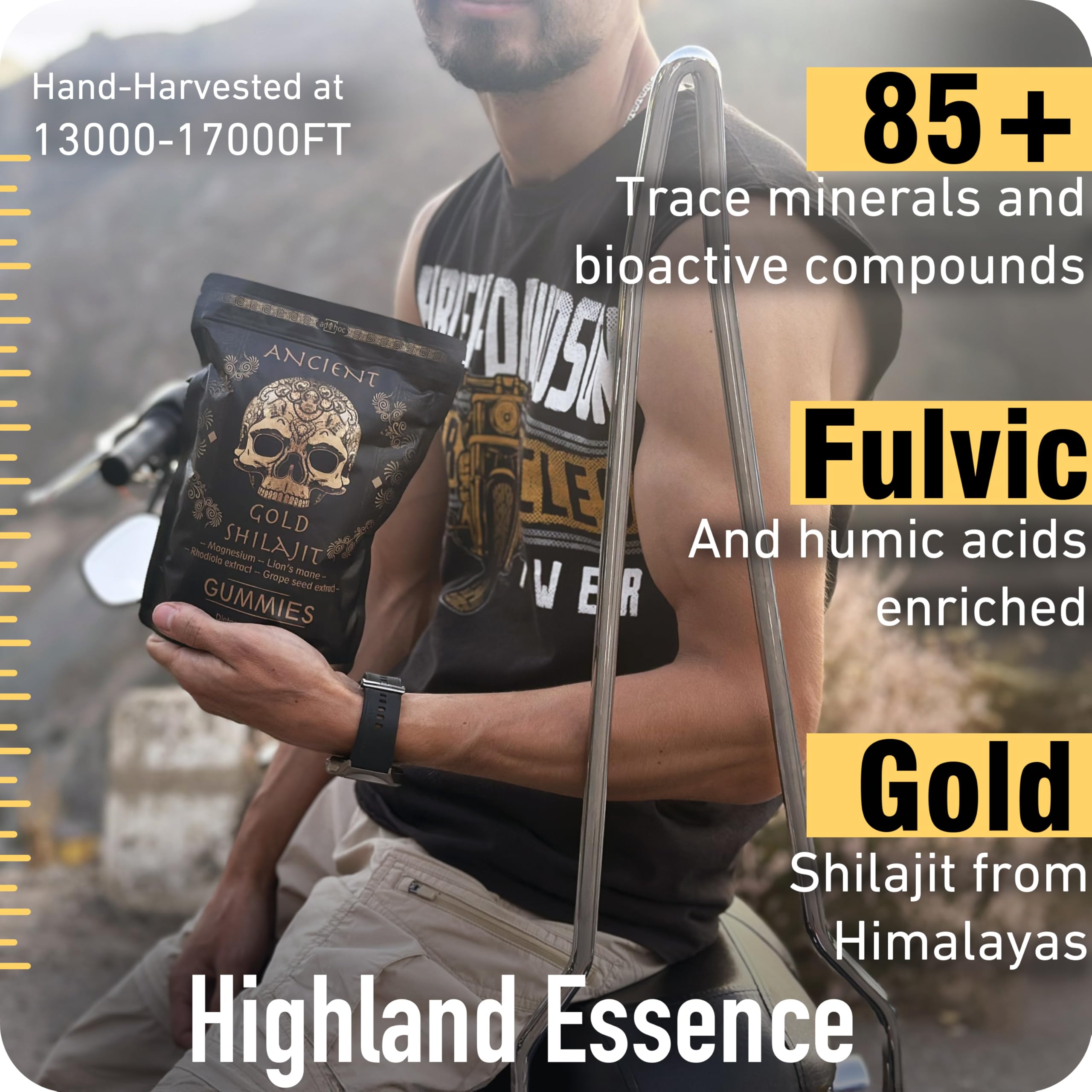 ad hoc Himalayan Shilajit Gummies nutritional information