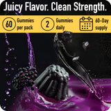 ad hoc Himalayan Shilajit Gummies showing gummy texture