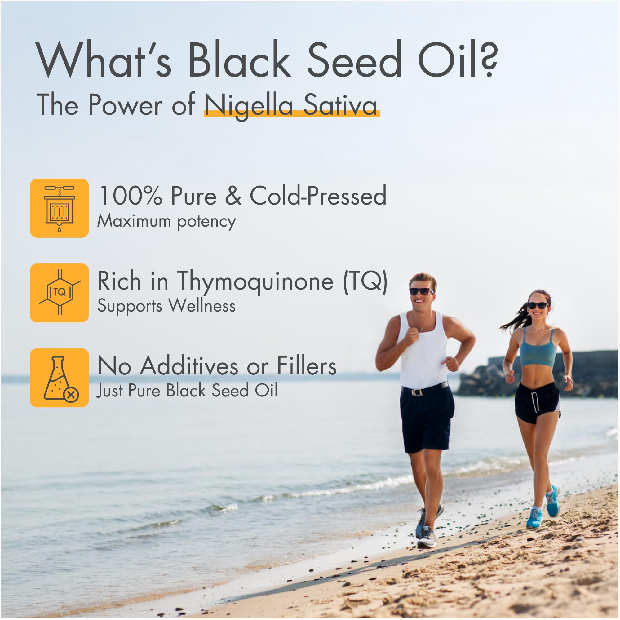 Adalin Black Seed Oil 500ml label close-up