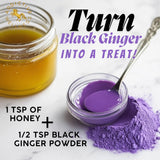 Addictive Wellness Thai Black Ginger Powder back view
