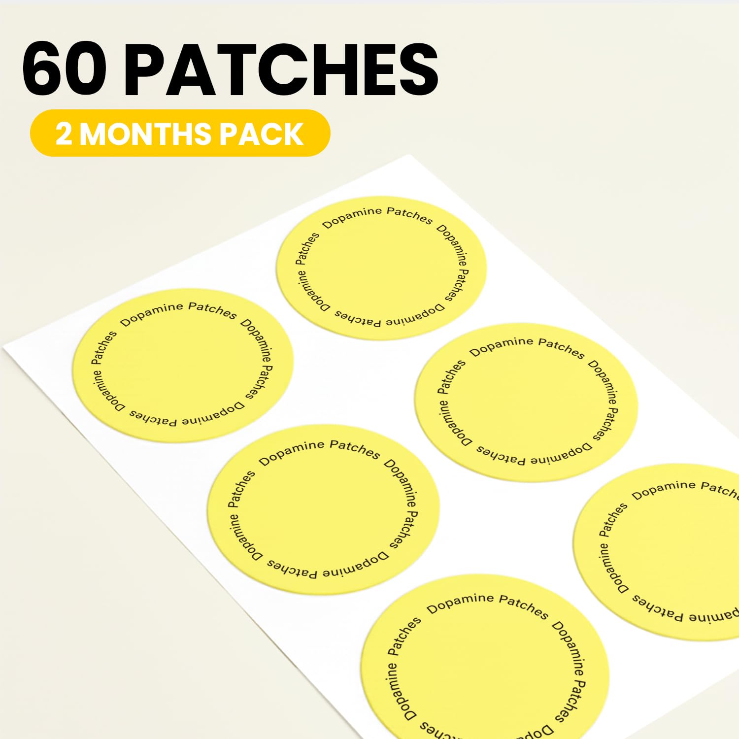 Adellina Mood & Wellness Support Patches with a measuring tape for size reference