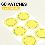 Adellina Mood & Wellness Support Patches with a measuring tape for size reference