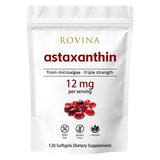 Adjustable Rovina Astaxanthin 12mg Softgels front view