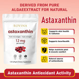 Adjustable Rovina Astaxanthin 12mg Softgels side view