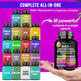 Adndale NAD Resveratrol Berberine Fusion 77g supplement packaging