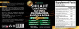 Adndale Shilajit Capsules with a notebook and pen