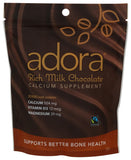Adora Calcium Supplement 500mg disk in milk chocolate