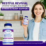 Adrenalwork Restorative Sleep Capsules with measuring spoon