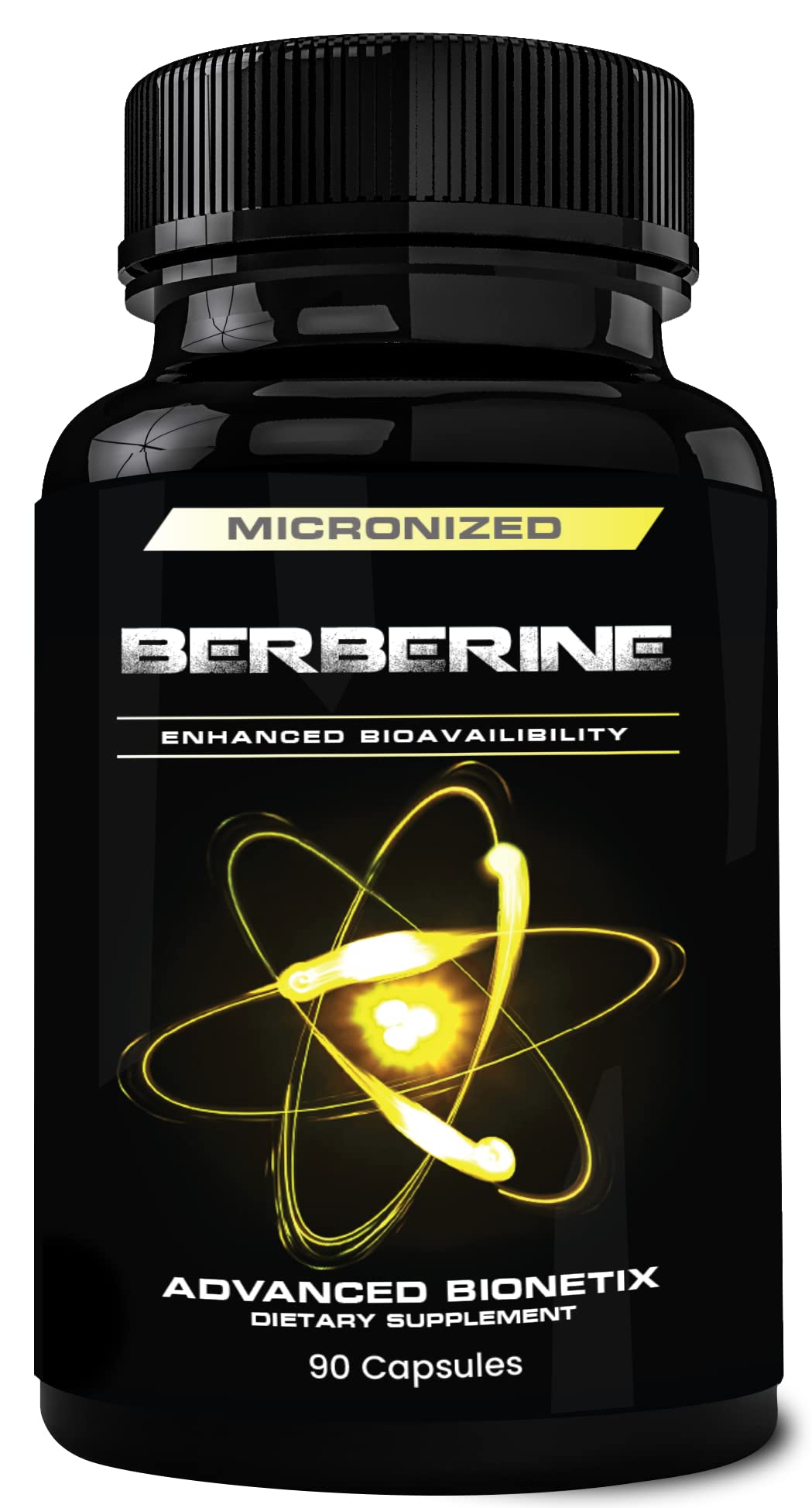 Advanced Bionetix Berberine 1500mg capsules bottle front view