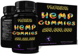 Advanced Bionetix Hemp Extract Gummies bottle front view