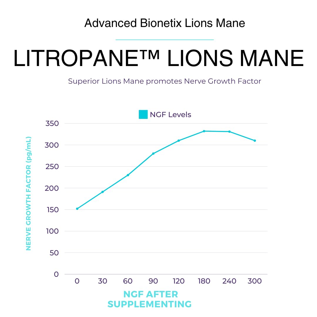 Advanced Bionetix Lion's Mane Mushroom Supplement in a lifestyle setting
