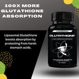 Advanced Bionetix Liposomal Glutathione 500mg with measuring spoon