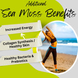 Advanced Bionetix Sea Moss Capsules bottle with dosage information