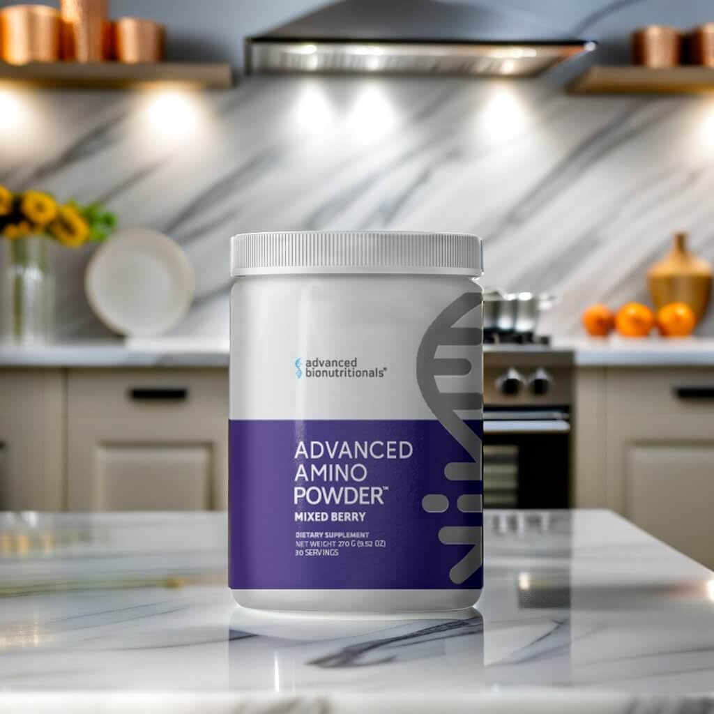 Advanced Bionutritionals Amino Acid Supplement 195g packaging