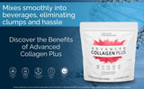 Advanced Bionutritionals Collagen Plus mixed in a beverage