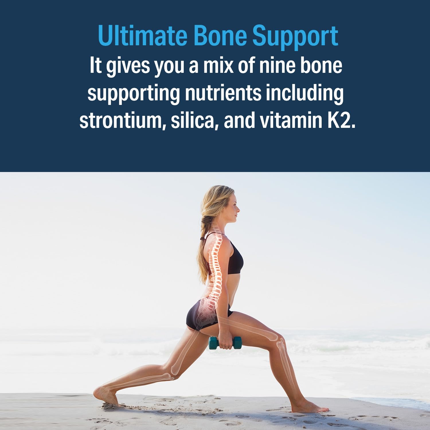 Advanced Bionutritionals Ultimate Bone Support Formula back view