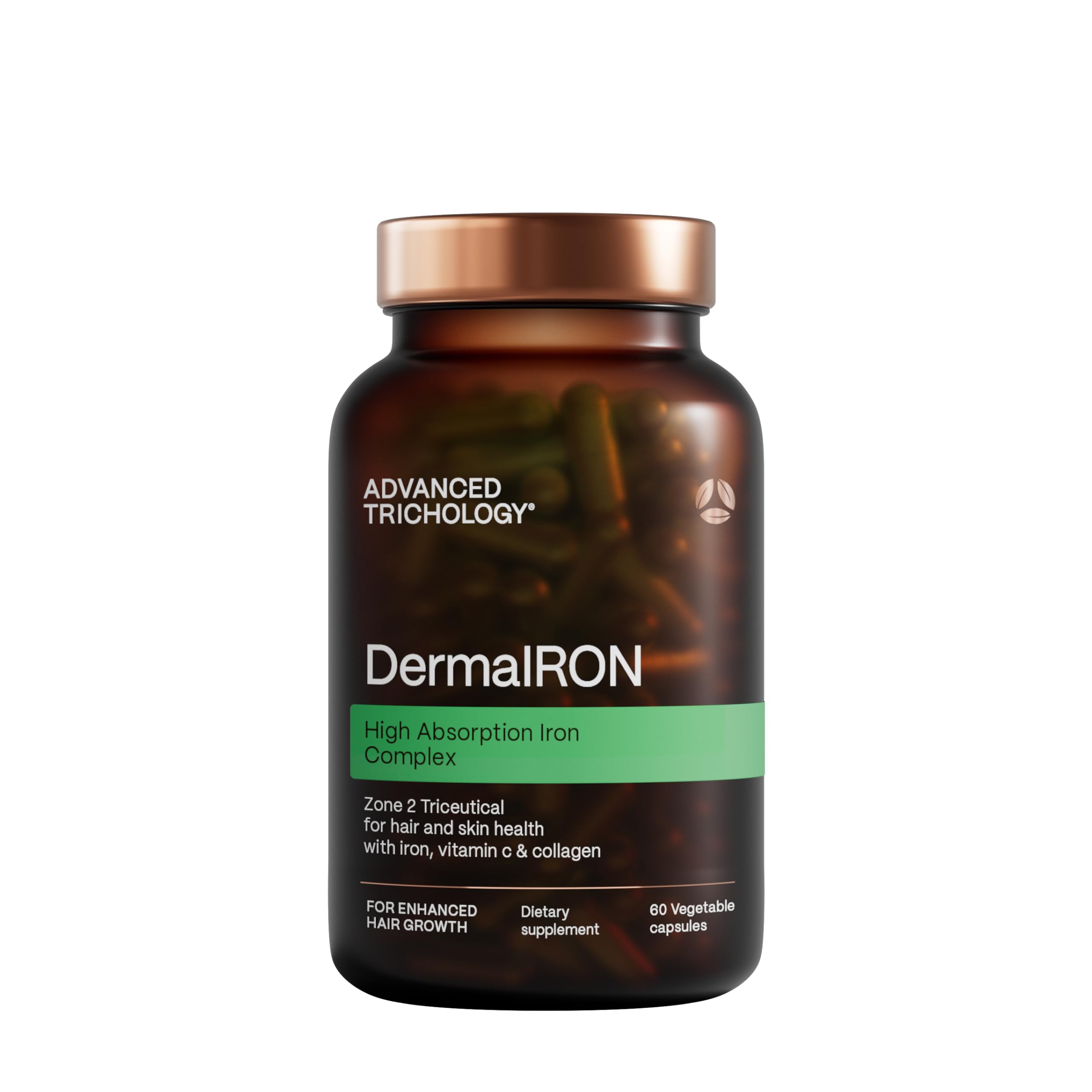 Advanced Trichology Iron Supplement 100g front view