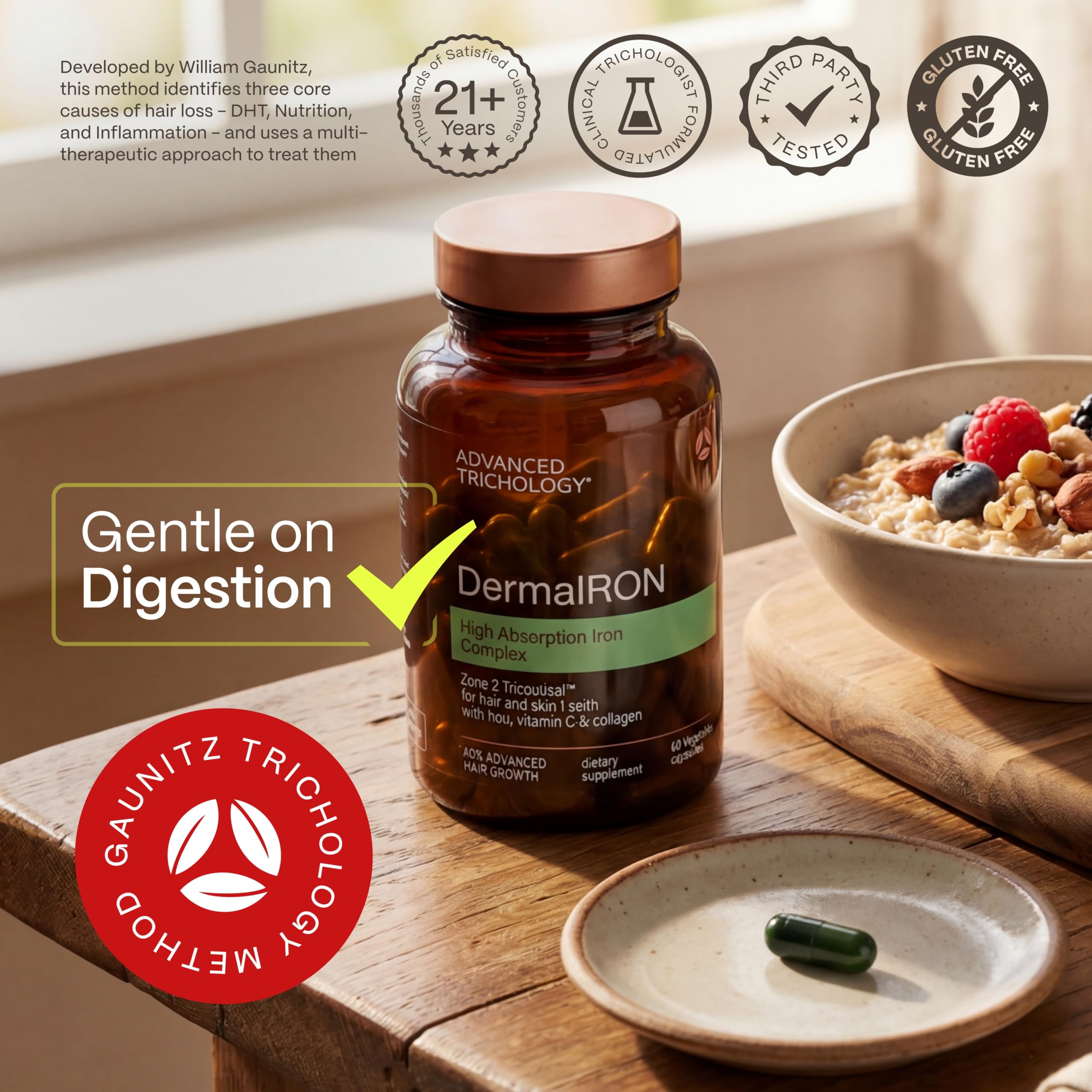 Advanced Trichology Iron Supplement 100g ingredients list