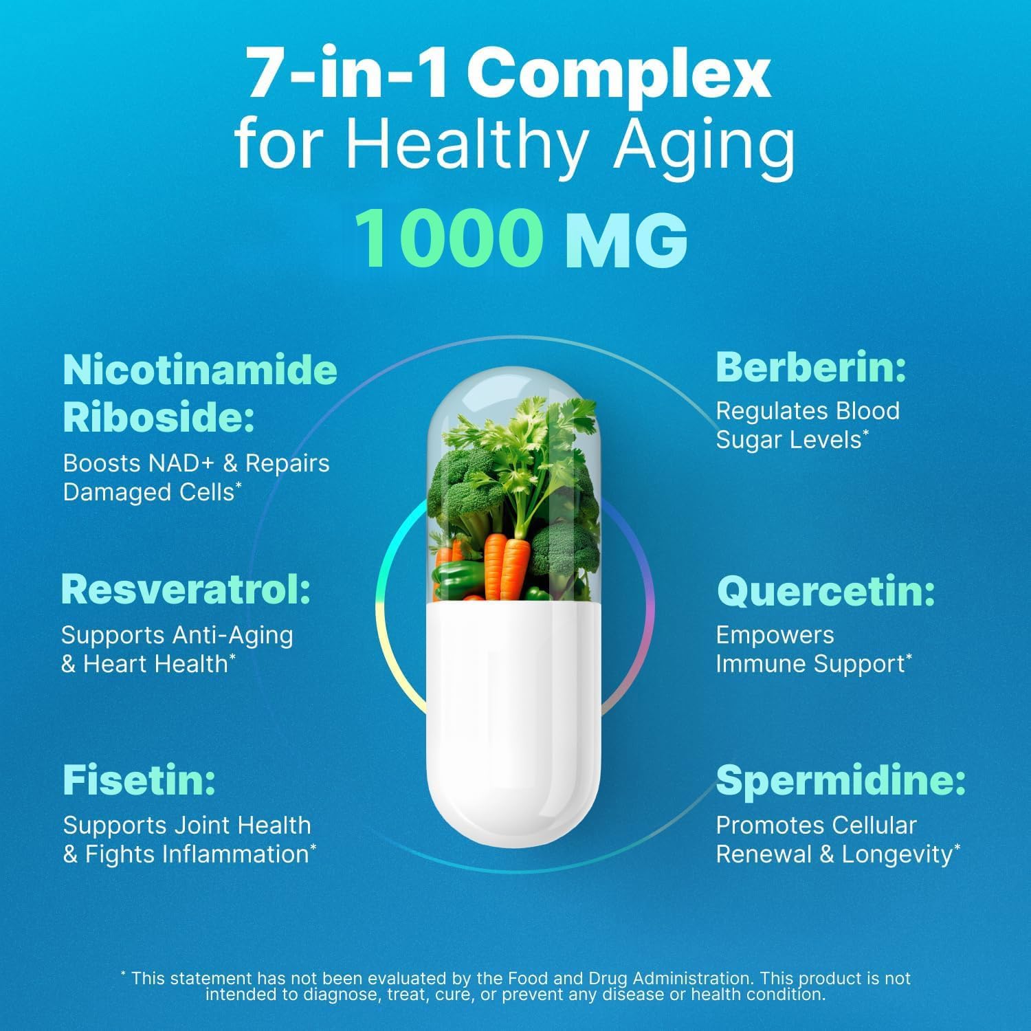 AdvantageNutra Nicotinamide Riboside Supplement capsule side view