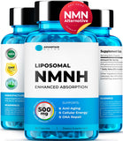 AdvantageNutra NMNH 500mg Liposomal Supplement front view