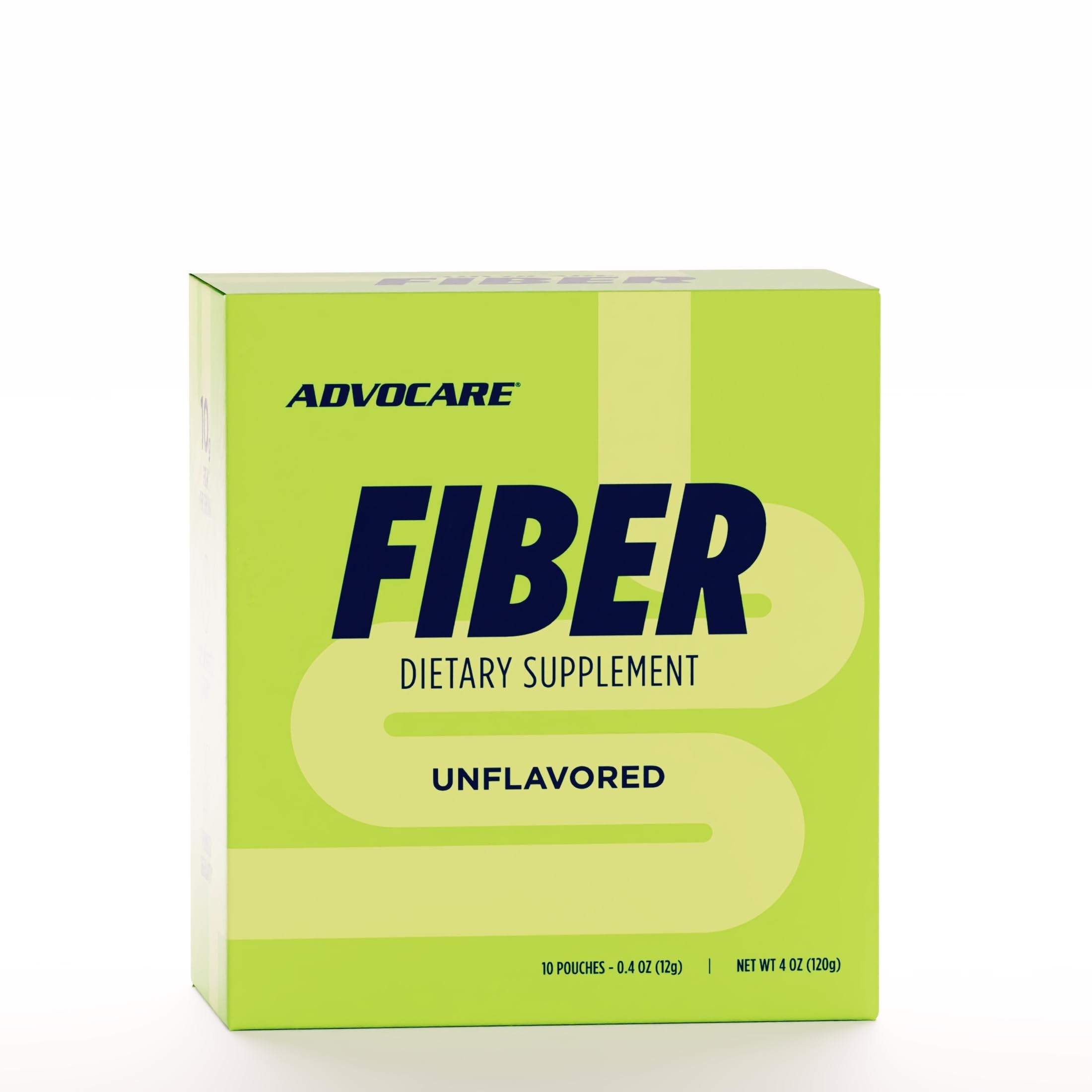 AdvoCare Fiber Powder front view packaging with 10g fibre serving