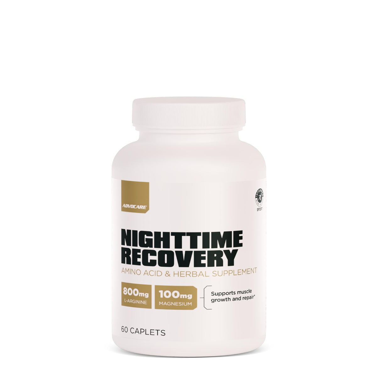 AdvoCare Nighttime use Supplement front view with packaging