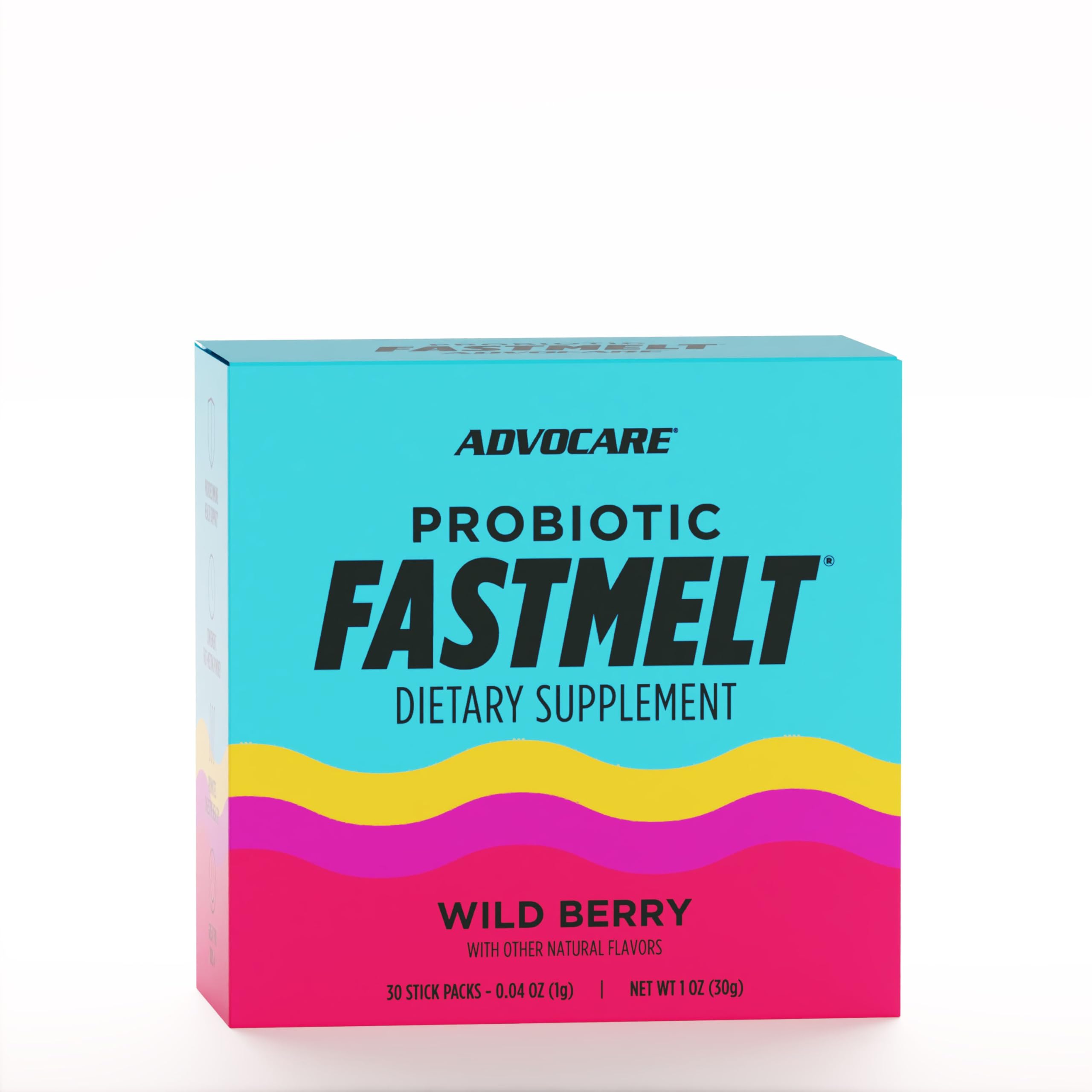 AdvoCare Probiotic FastMelt powder sachet front view