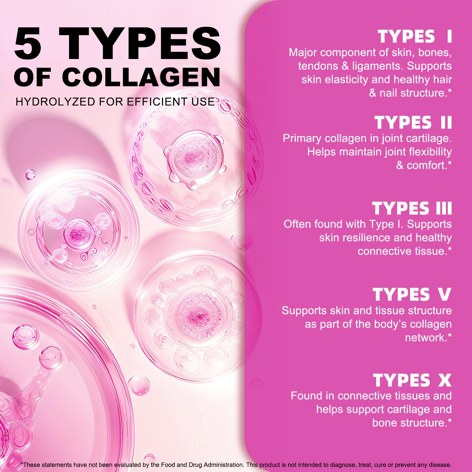 AEBEFBAW Collagen Peptide Powder with a scoop