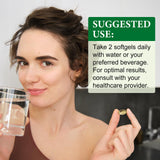AEBEFBAW Oregano Oil Softgels 6000mg side view