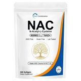 Aeteon NAC 600 & NAD Daily Complex Softgels bottle front view