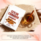 Aevezom Ceylon Cinnamon Softgels displayed on a wooden table