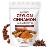 Aevezom Ceylon Cinnamon Softgels front view packaging