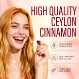Aevezom Ceylon Cinnamon Softgels in a lifestyle setting