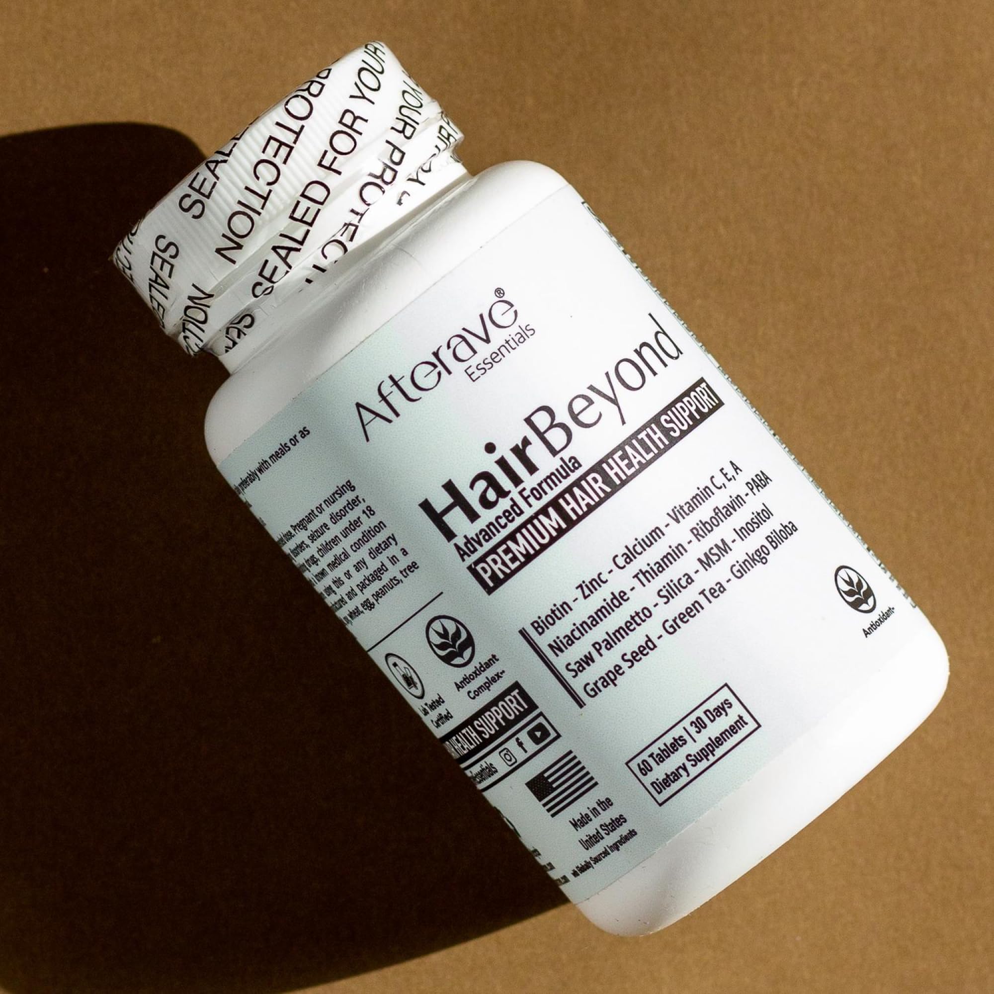 Afterave Essentials HairBeyond Advanced Formula back view