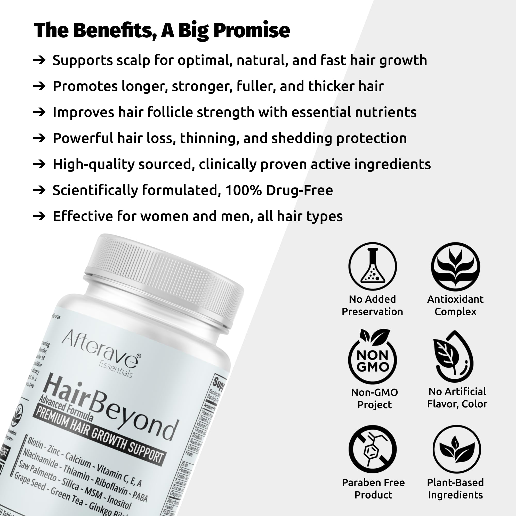 Afterave Essentials HairBeyond Advanced Formula capsule close-up