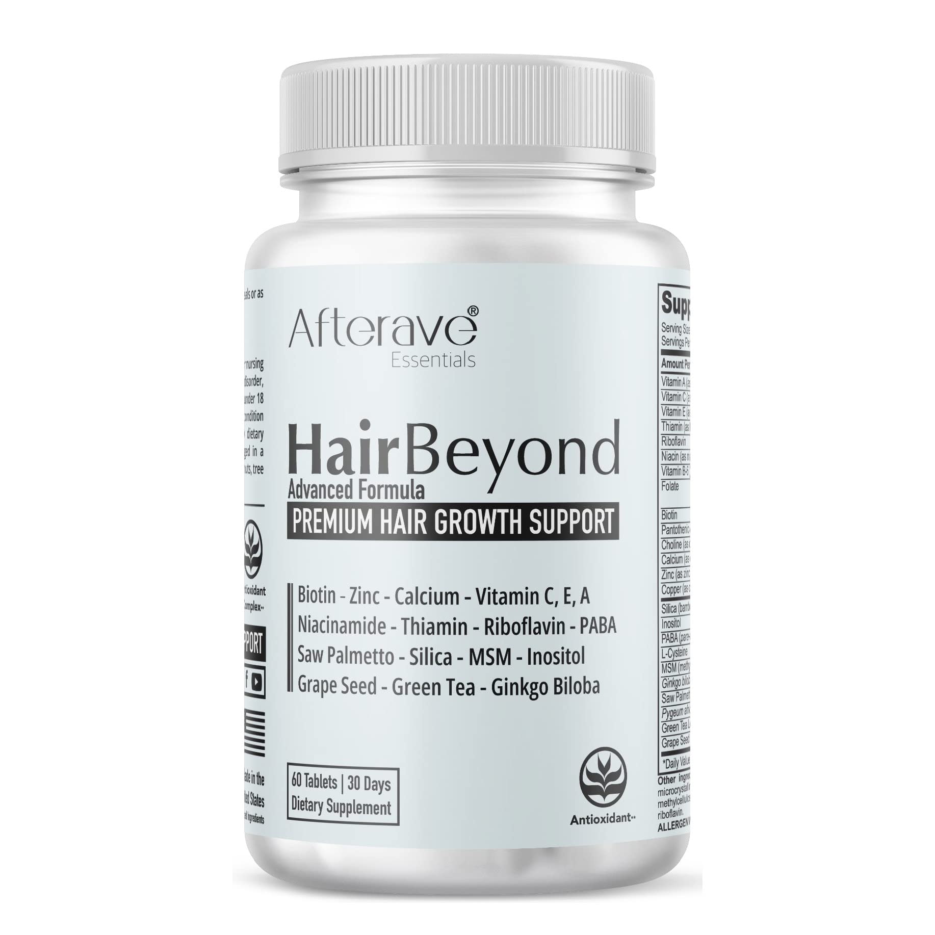 Afterave Essentials HairBeyond Advanced Formula front view