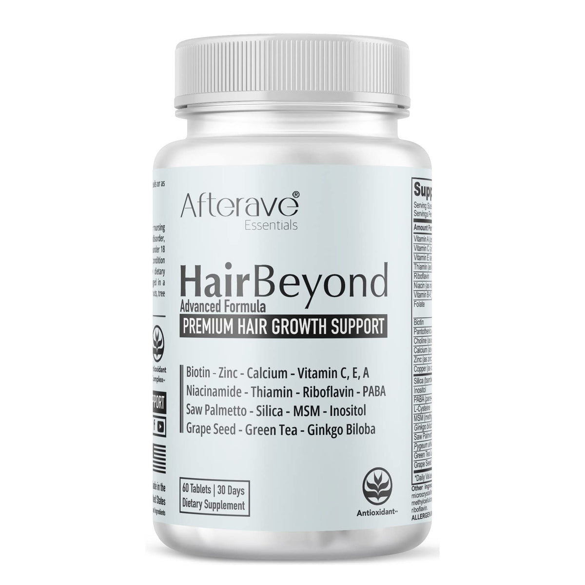 Afterave Essentials HairBeyond Advanced Formula front view