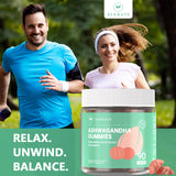 AFXMATE Ashwagandha Gummies showing berry flavour