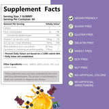 AFXMATE Elderberry Gummies bottle side view
