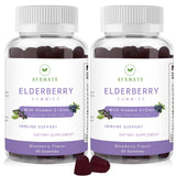 AFXMATE Elderberry Gummies front view with packaging